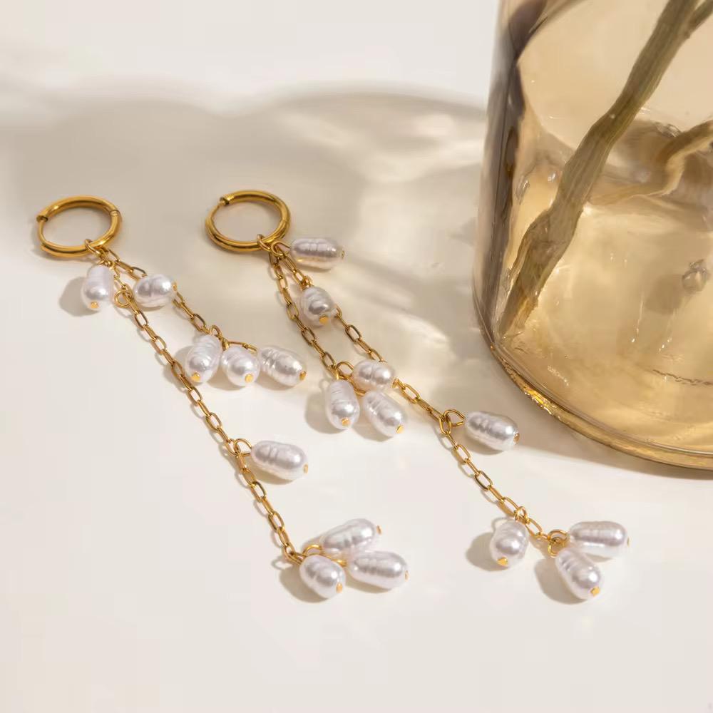 Fresh Water Pearl Drop Earrings