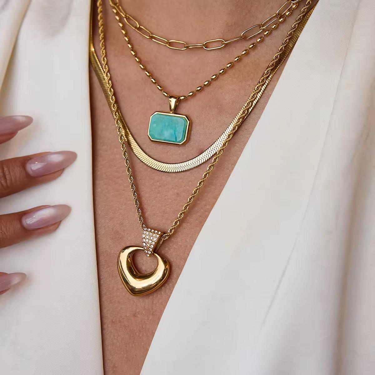 Luxe Heart Pendant Necklace