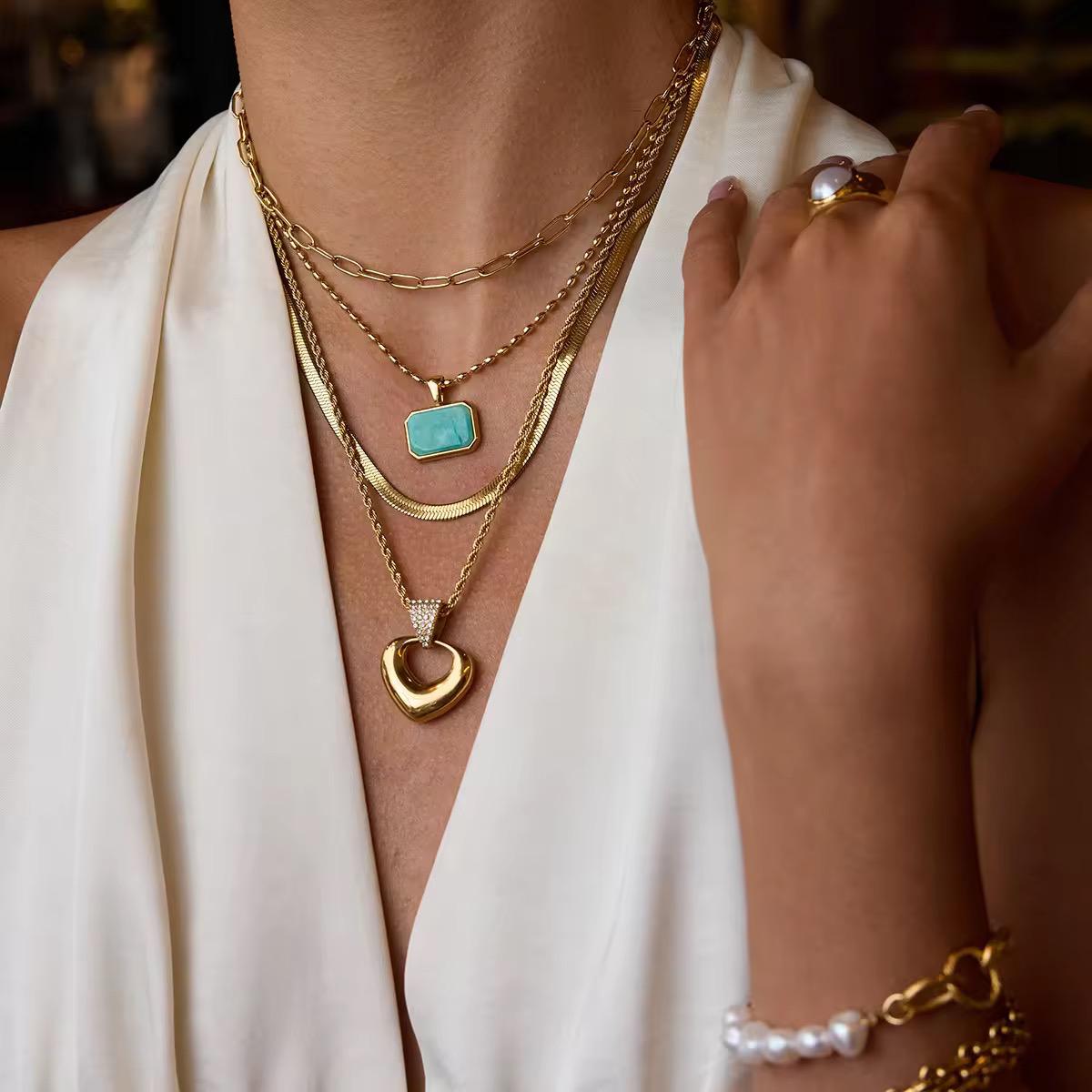 Luxe Heart Pendant Necklace