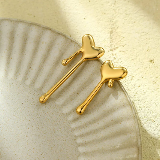 Jennifer Winget Melting Heart Earrings