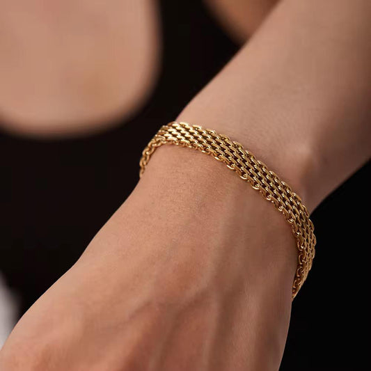 18k Gold Plating Chain Bracelet
