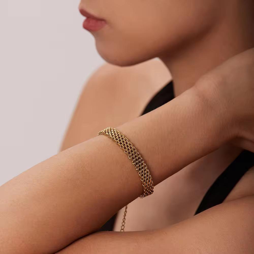 18k Gold Plating Chain Bracelet