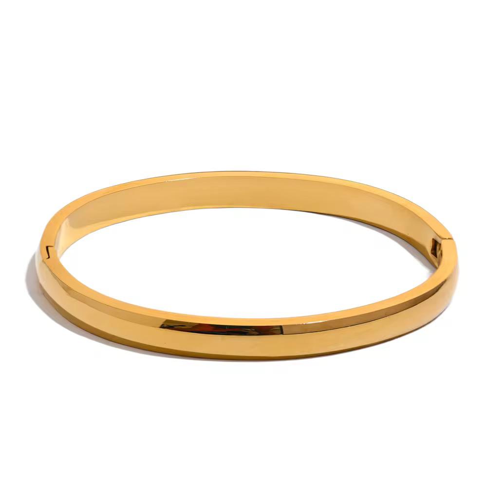 18K Gold Plating Bangle Bracelet