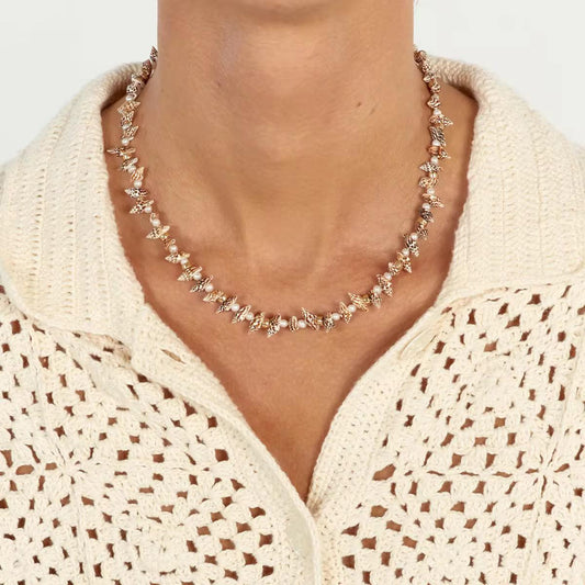 Seashells Pearl Beach Necklace