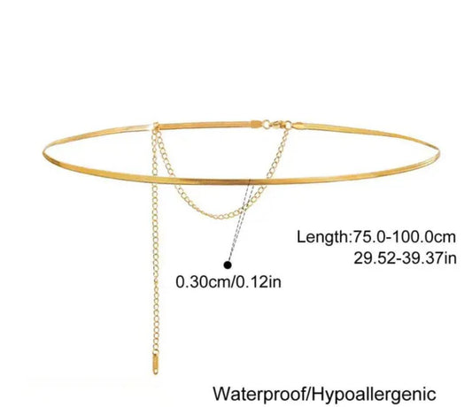 18k Gold Plated Belly Waist Chain