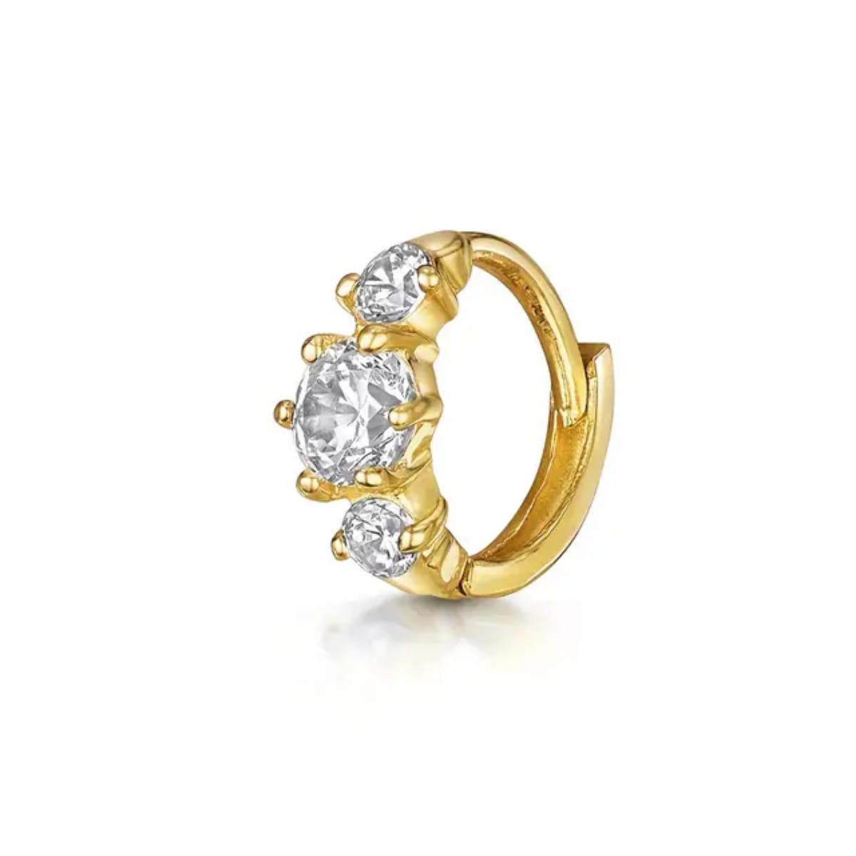 Diamond Gold Cuffs Earring