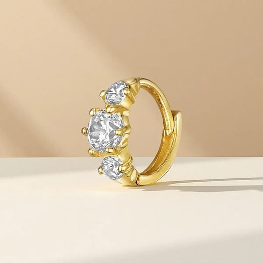 Diamond Gold Cuffs Earring