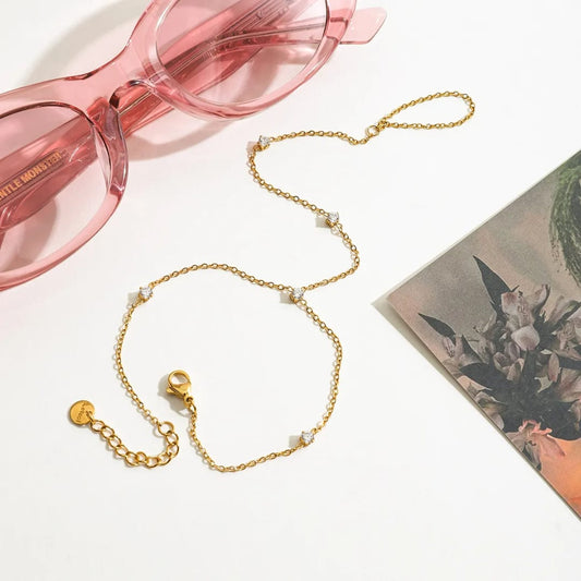 Heart Finger Hand Chain Bracelet