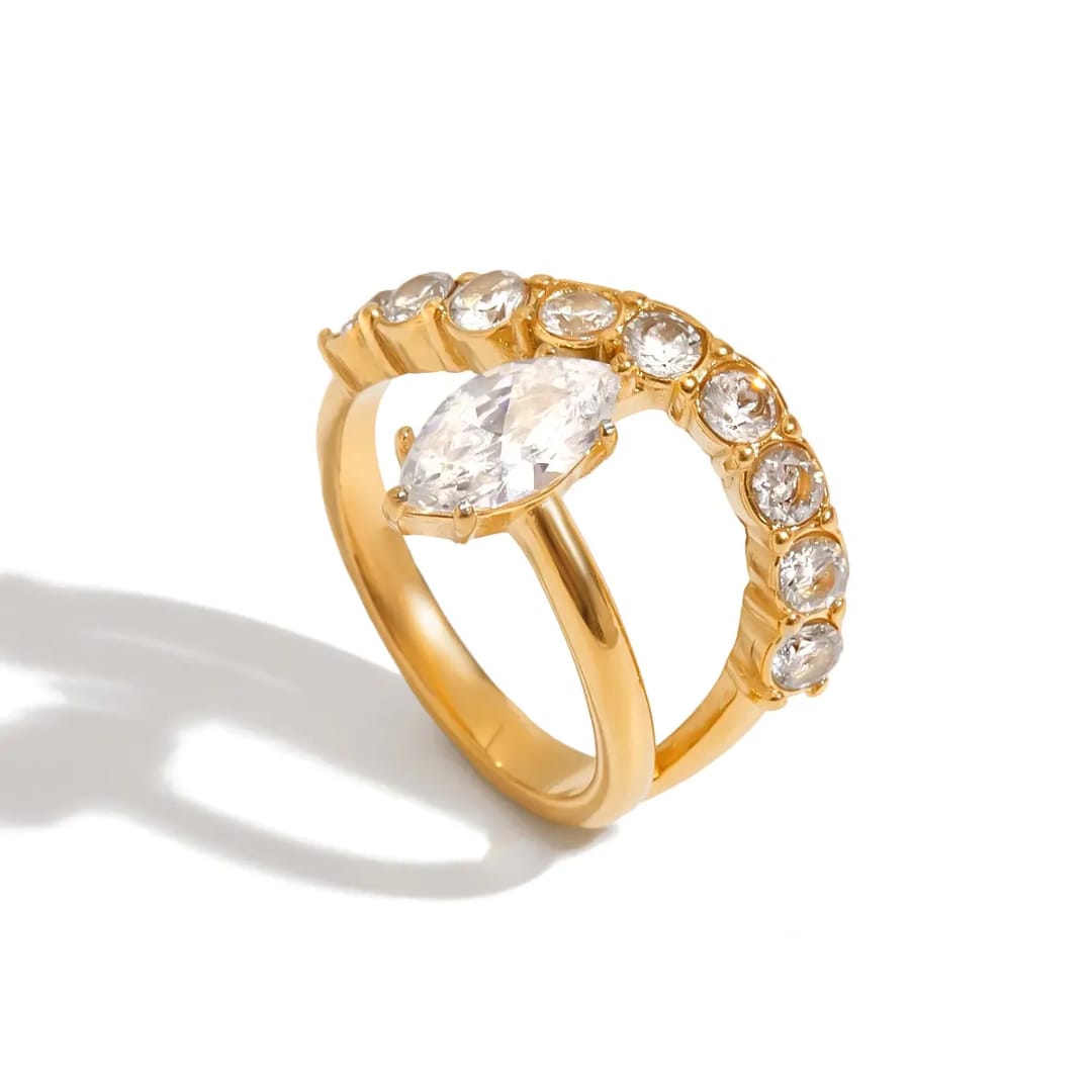 Marquise Cut Diamond Ring