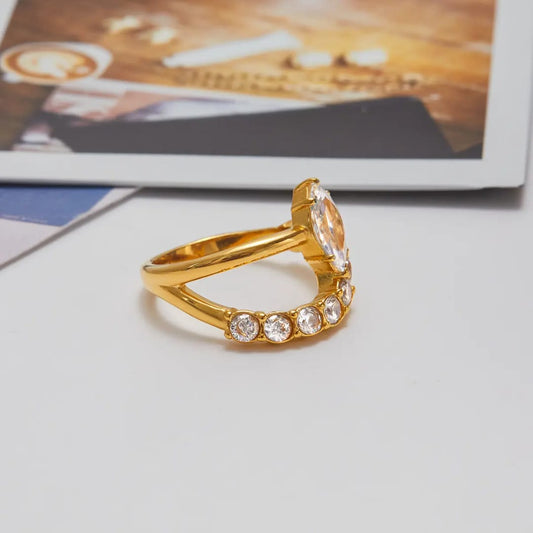 Marquise Cut Diamond Ring