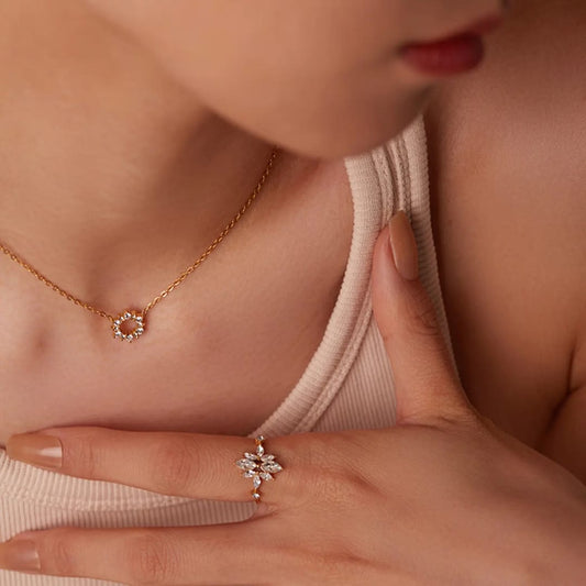 AD Pendant Chain Necklace