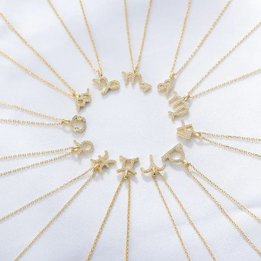Aquarius Zodiac Chain Necklace