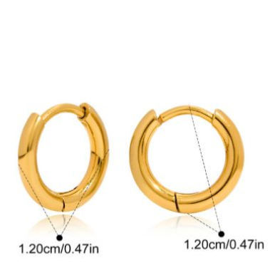 Classic Gold Hoop Earrings