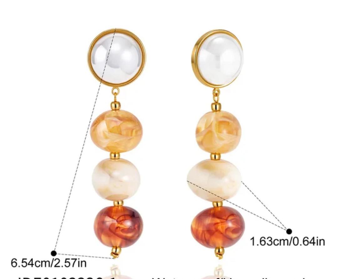 Pearl Beads Drop Earring