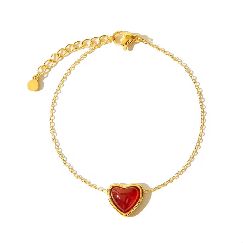 Luxe Heart Chain Bracelet