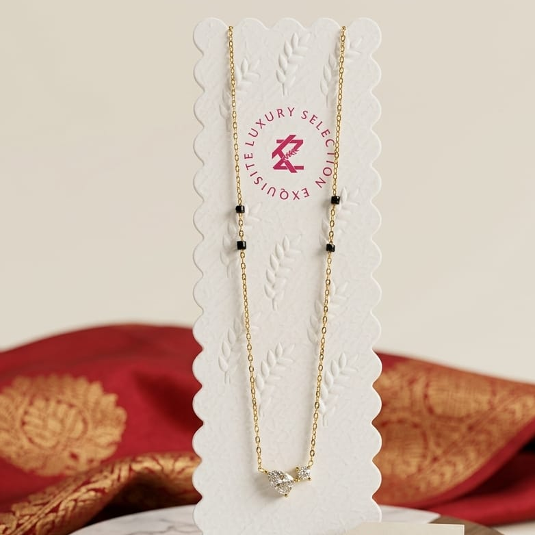 Antitarnish Sleek Flower Mangalsutra
