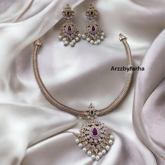 Antique Choker Pendant Set