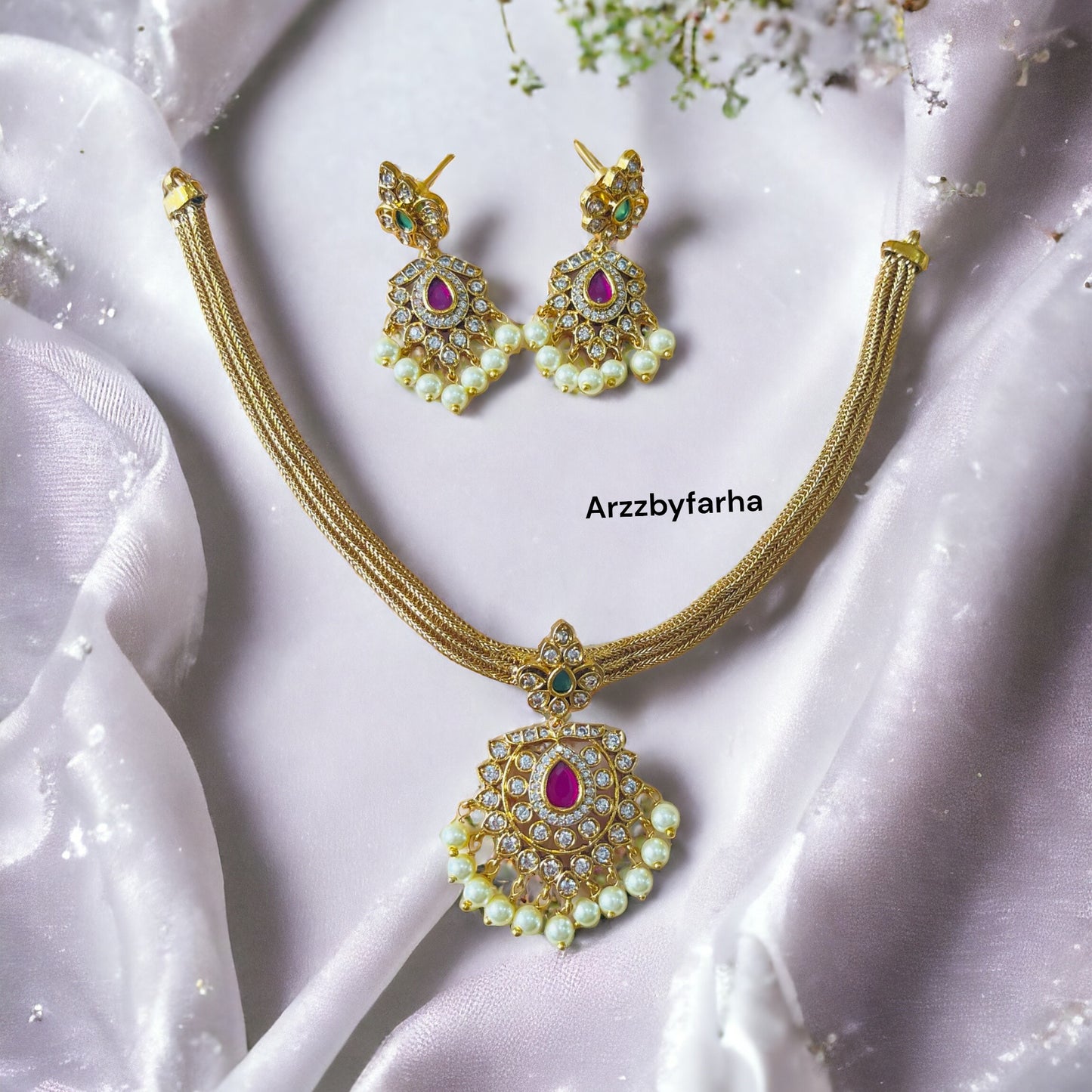 Antique Choker Pendant Set