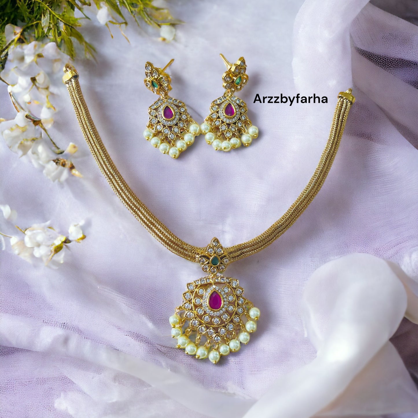 Antique Choker Pendant Set