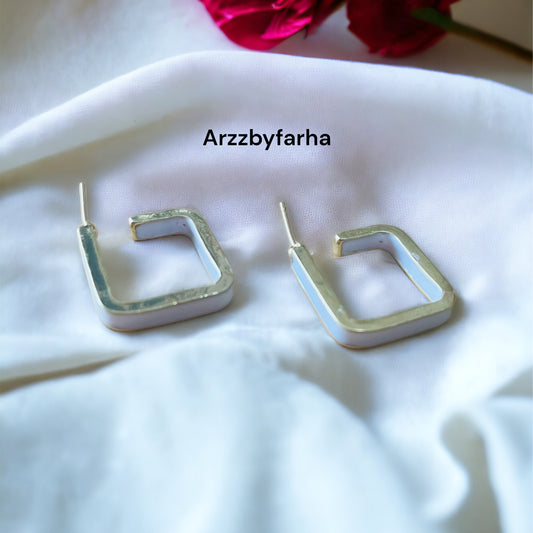 Square Hoop Earrings