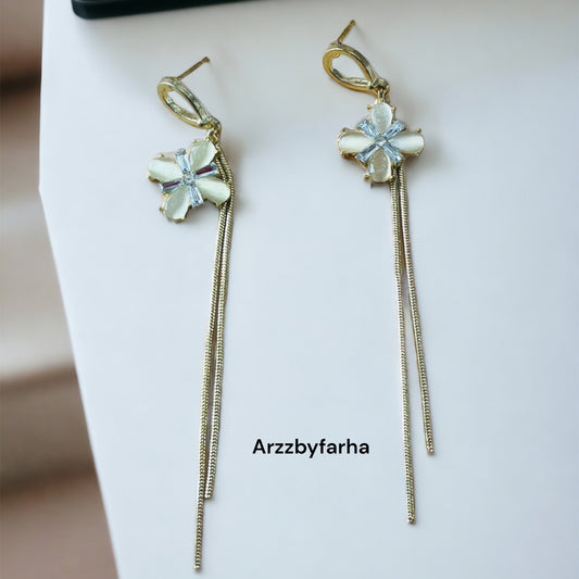 Flower Chain Earrings