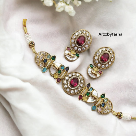 Sabyasachi Inspired Divya Choker Set
