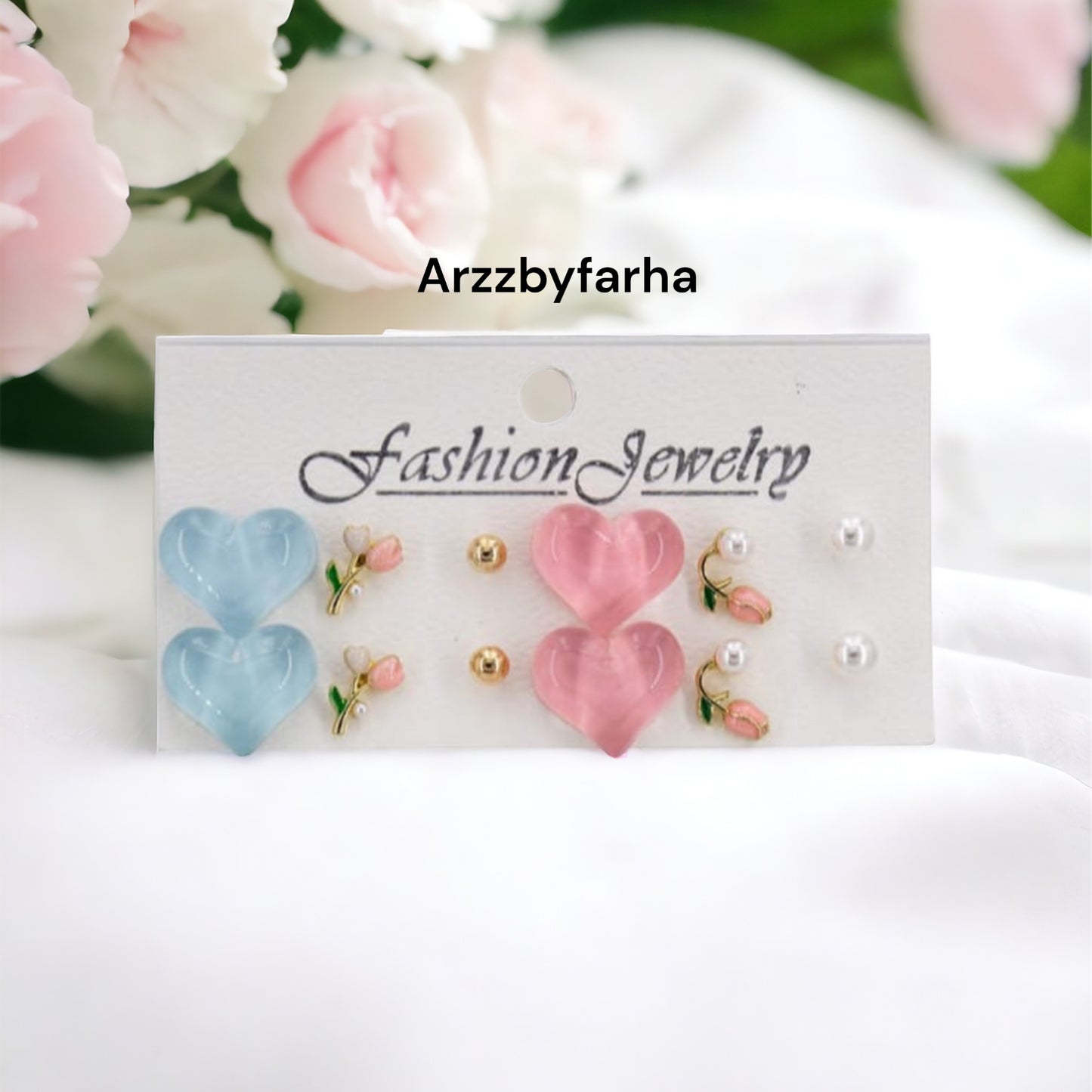 Set of 6 Studs Earring