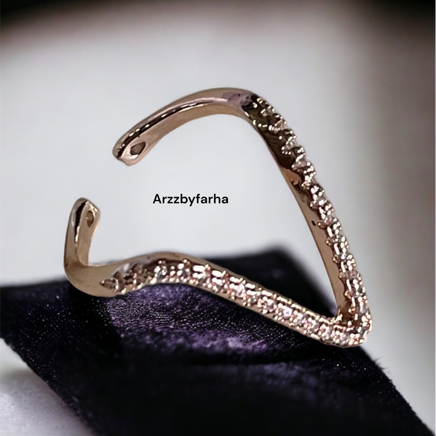 Rose Gold Plated Finger Ring