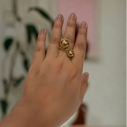 18k Gold Plated Finger Ring