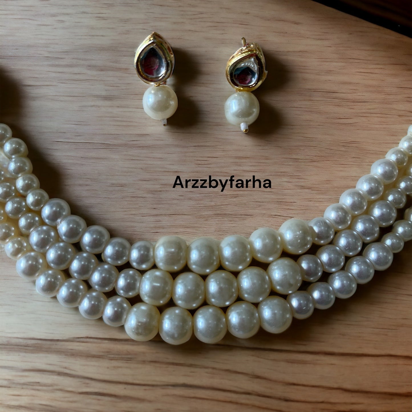 Layered Pearl Choker Set