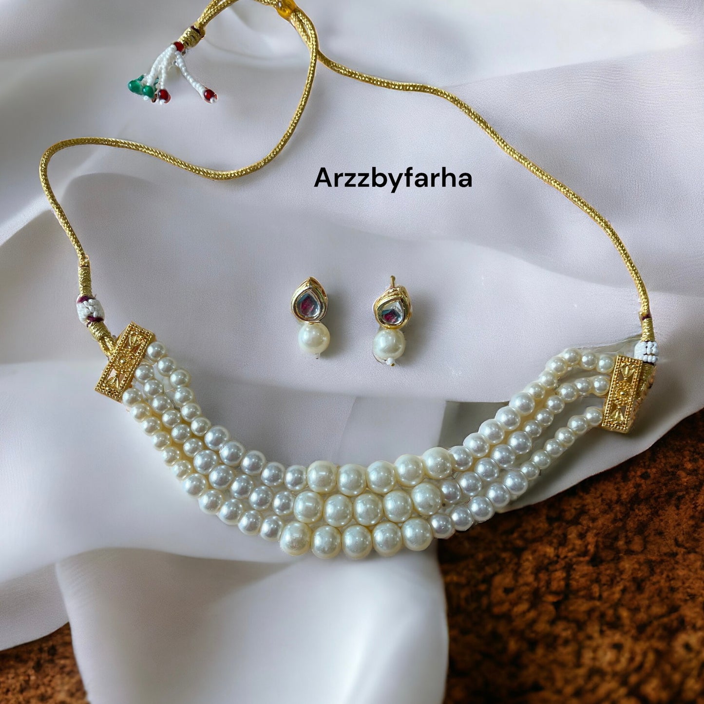 Layered Pearl Choker Set