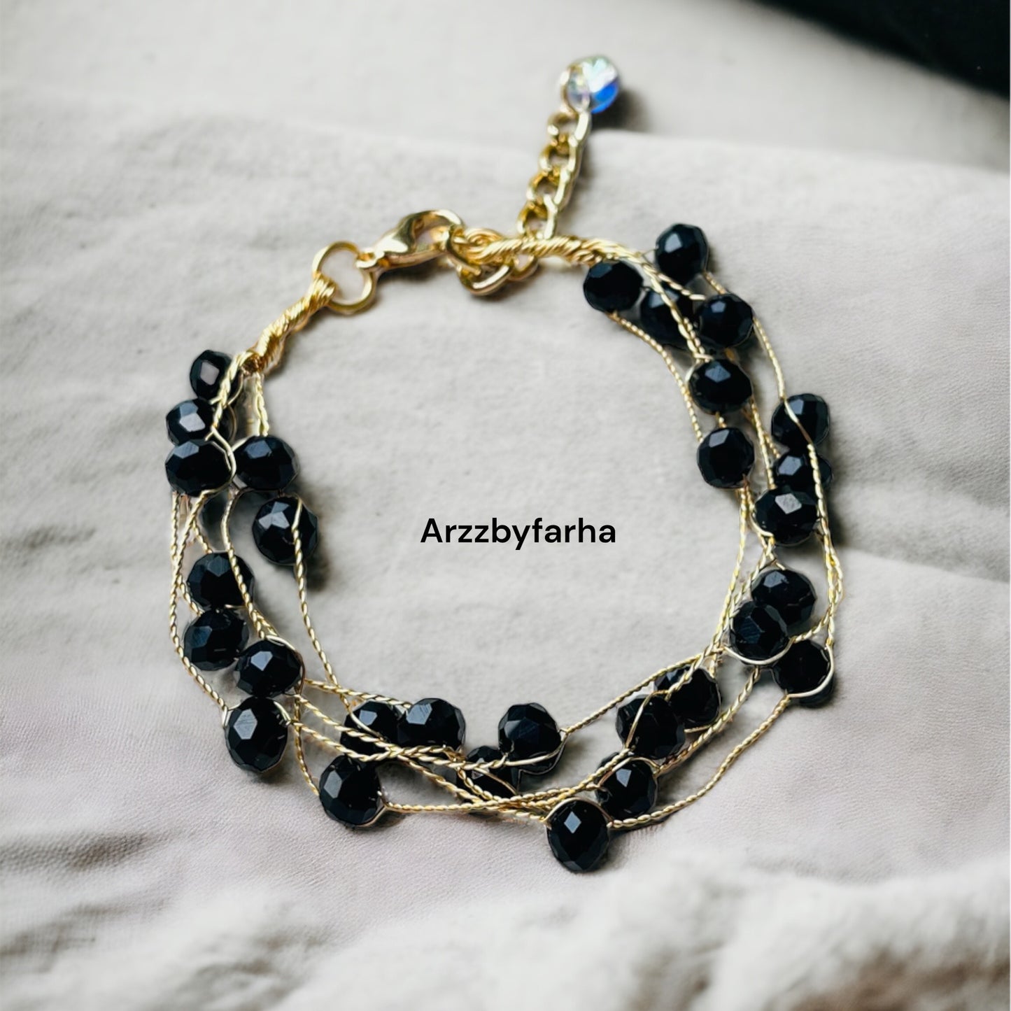 Crystal Beads Charm Bracelet