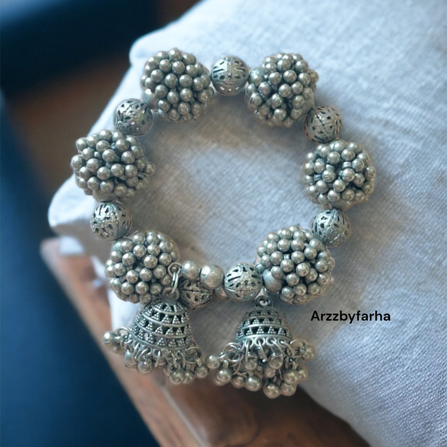 Gajra Cum Ghunghroo Bracelet