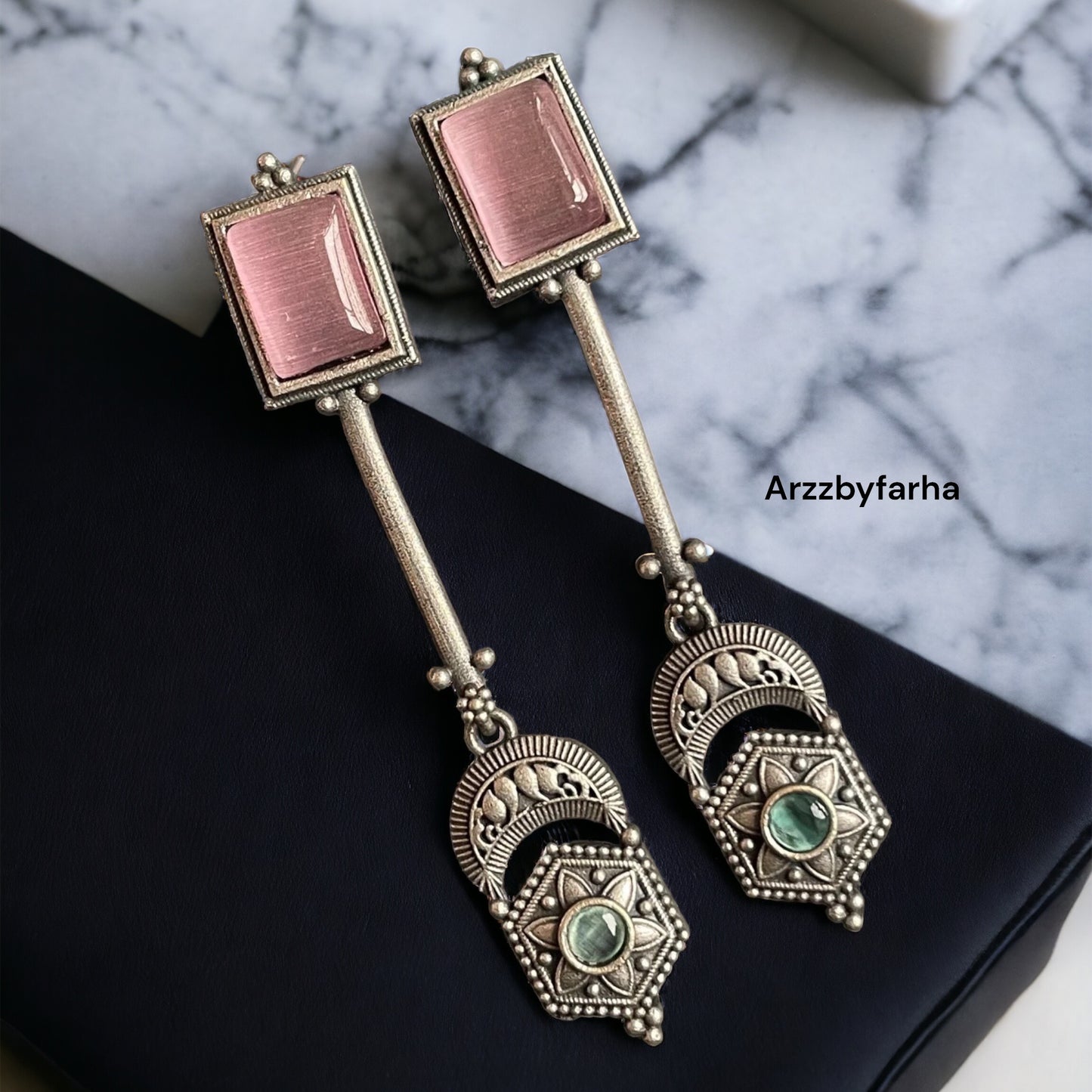Pink Drop Earrings