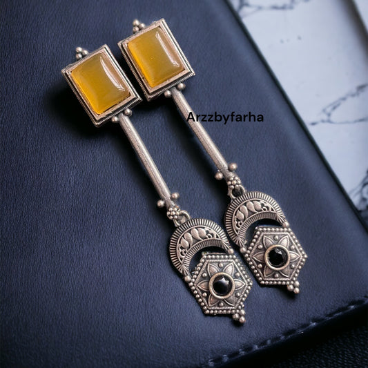 Yellow Drop Earrings