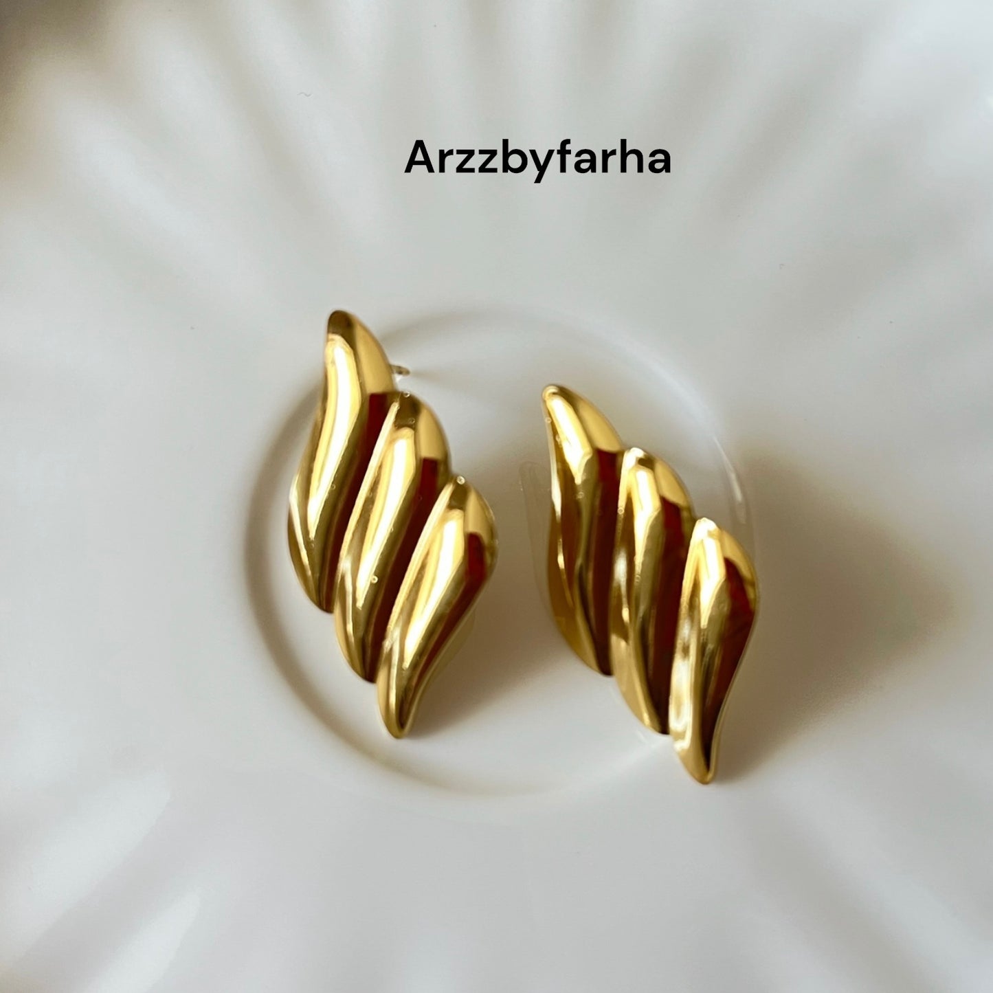 Gold Wings Earrings