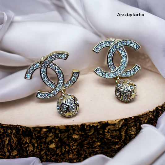 Luxe Brand Inspired Studs Earrings