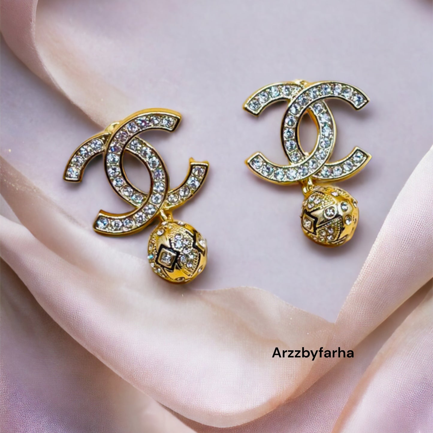 Luxe Brand Inspired Studs Earrings