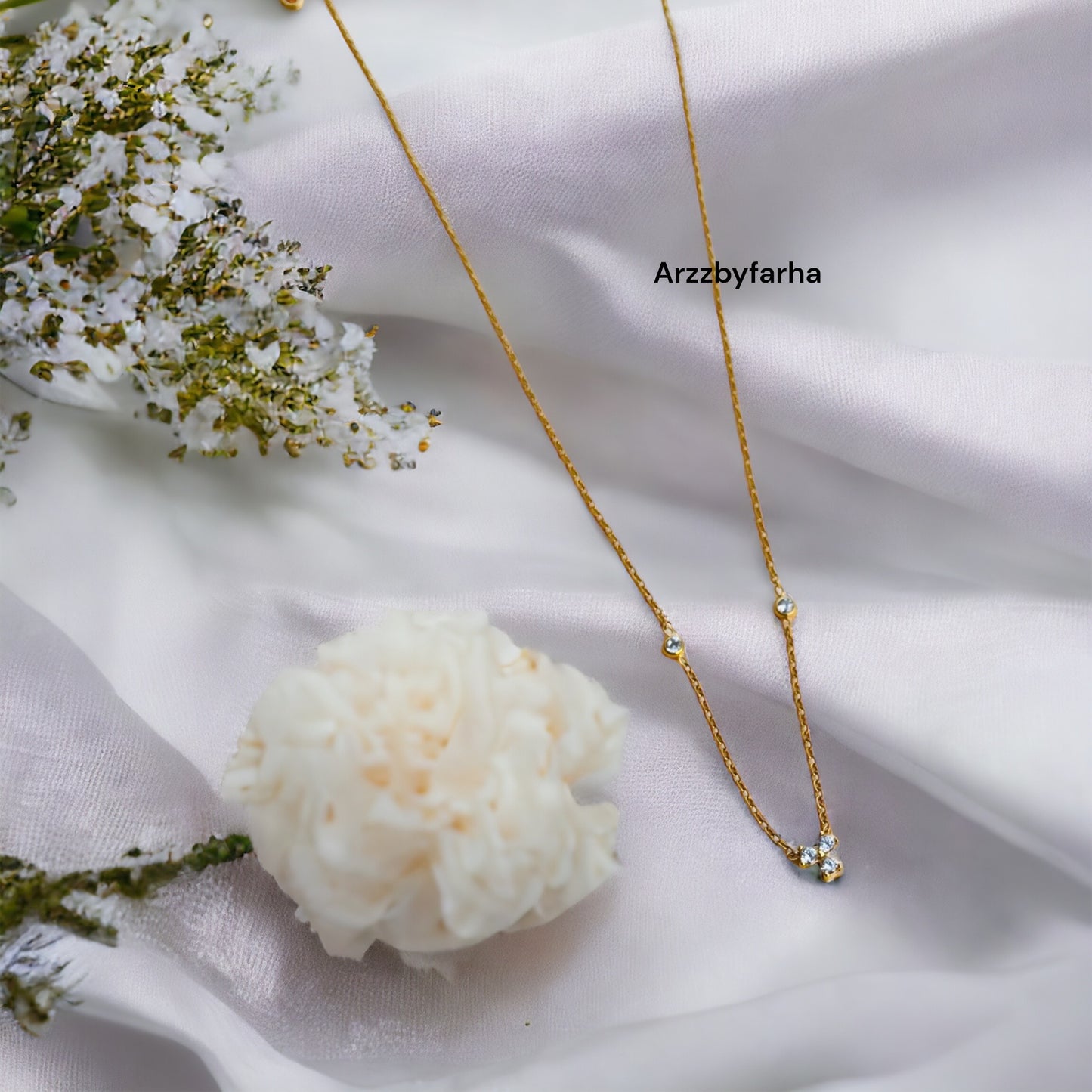 18k Gold Plating Elegant Pendant Chain