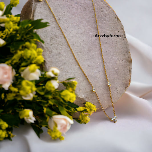 18k Gold Plating Elegant Pendant Chain