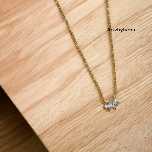 18k Gold Plating Elegant Pendant Chain