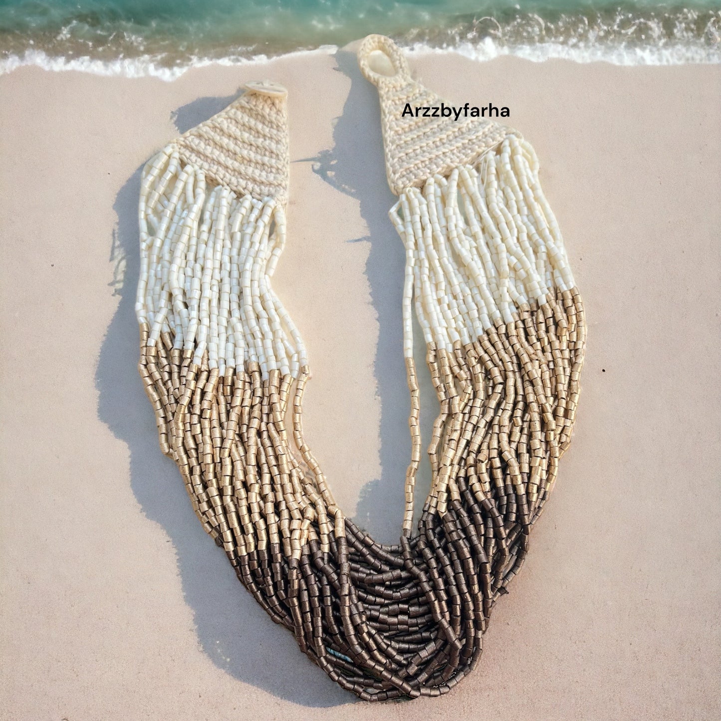 Multi Beaded Strings Necklace