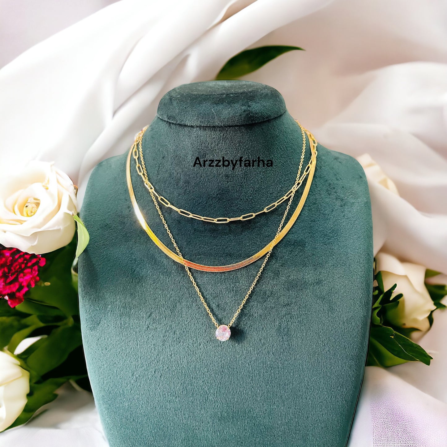 3 Layered Chain Necklace