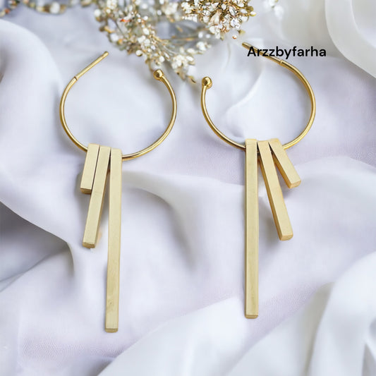 Gold Plated Hoop Earrings