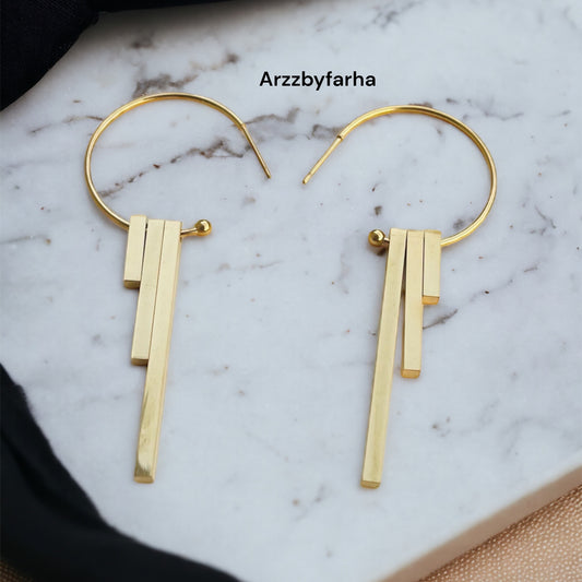 Gold Plated Hoop Earrings