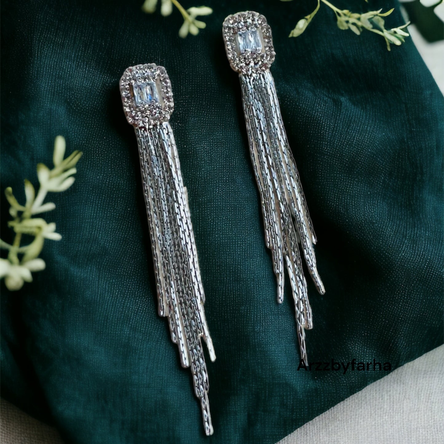 Silver Tassel Earrings