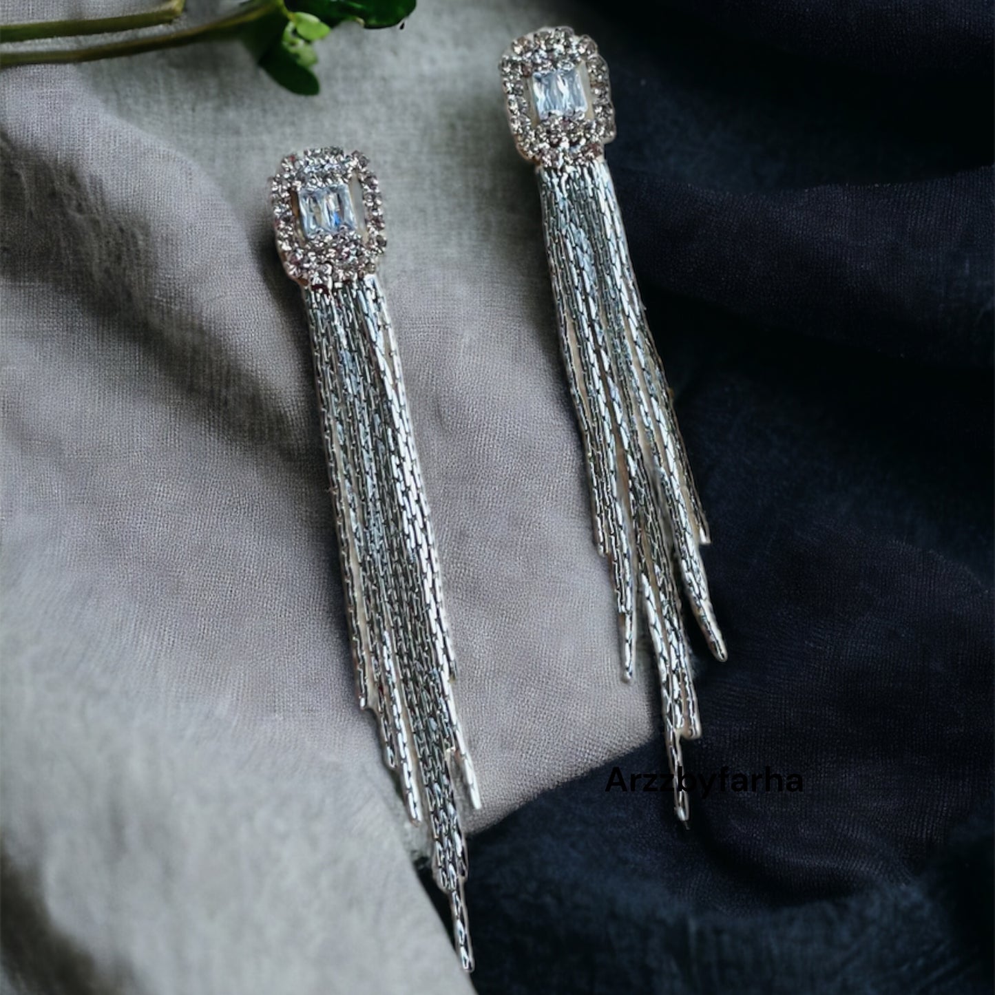 Silver Tassel Earrings