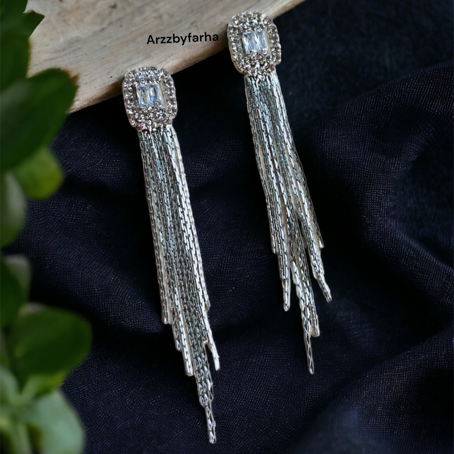 Silver Tassel Earrings