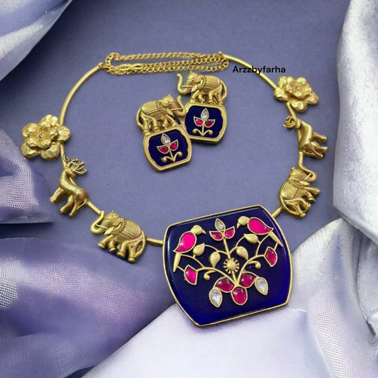 Statement Fusion Hasli Necklace Set