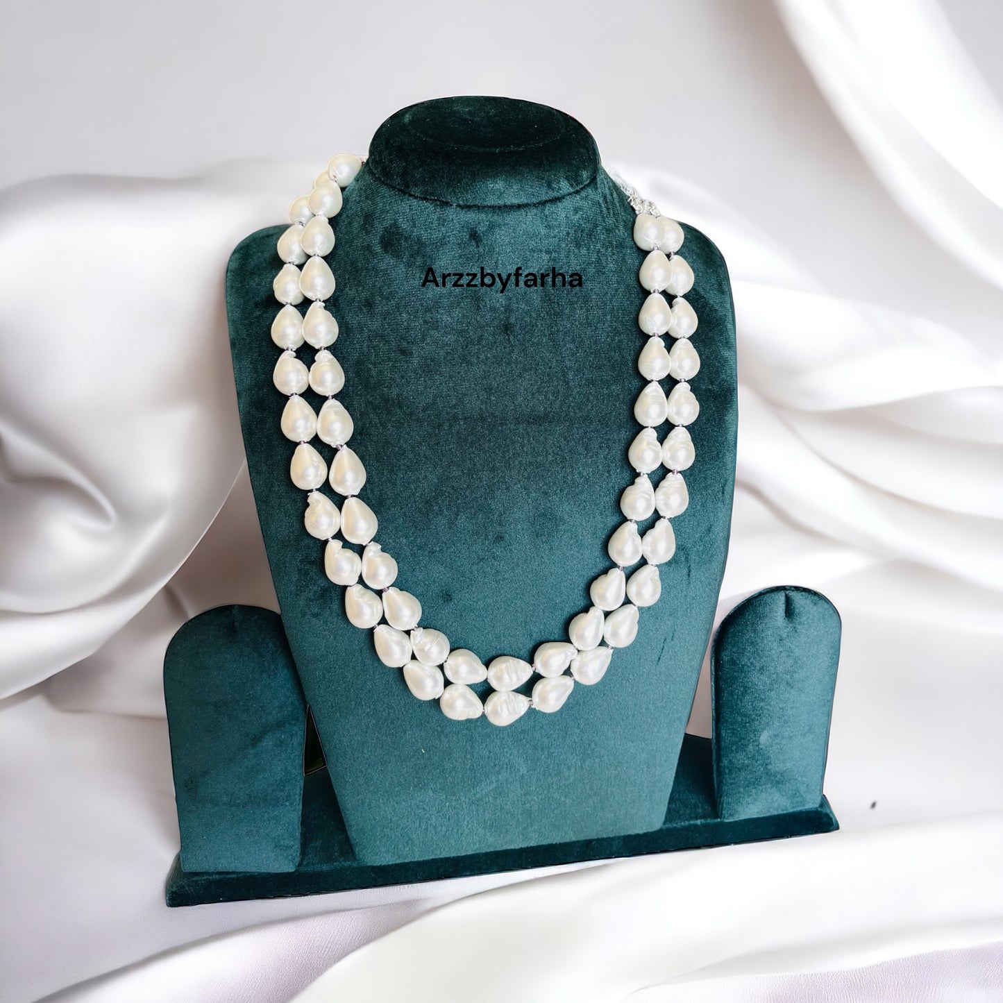 Premium Quality Baroque Pearl Mala Necklace